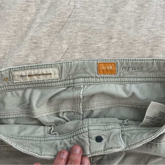 Pilcro Corduroy Skinny Jeans Serif Pull On Pants Womans 29 Straight Slim Beige - Picture 6 of 9